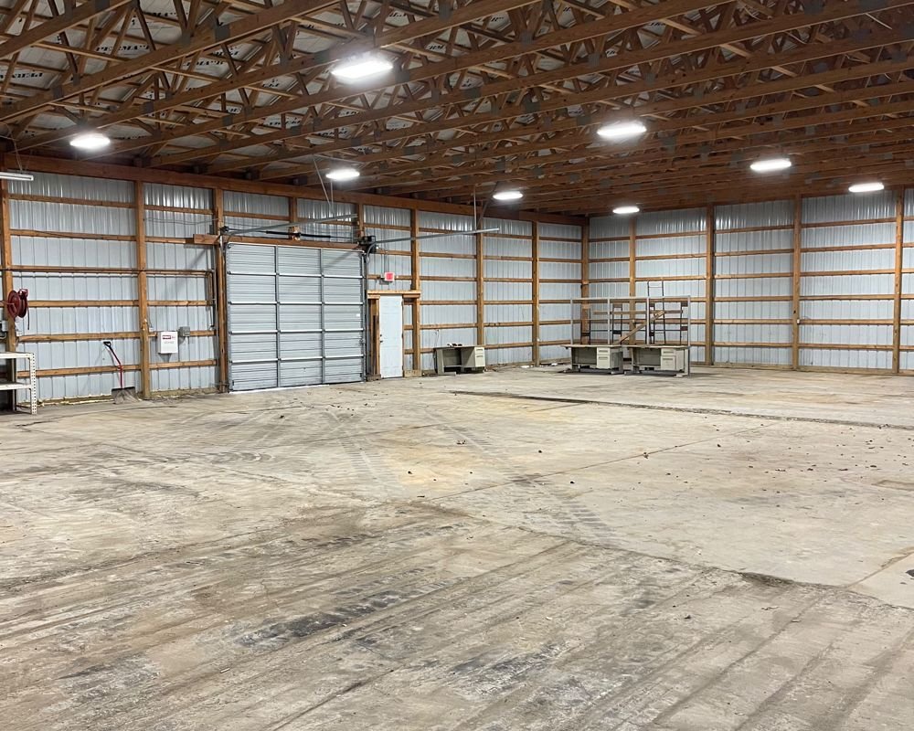 The empty building before